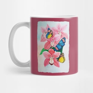 Watercolor Botanical Painted Beauty Butterfly Mug